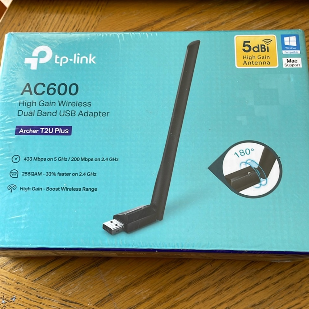 TP-Link AC600 Dual Band USB Wireless WiFi Network Adapter NEW